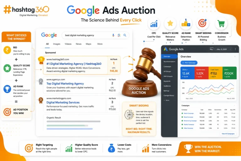 Google Ads Auction Process Explained with Quality Score and Ad Rank