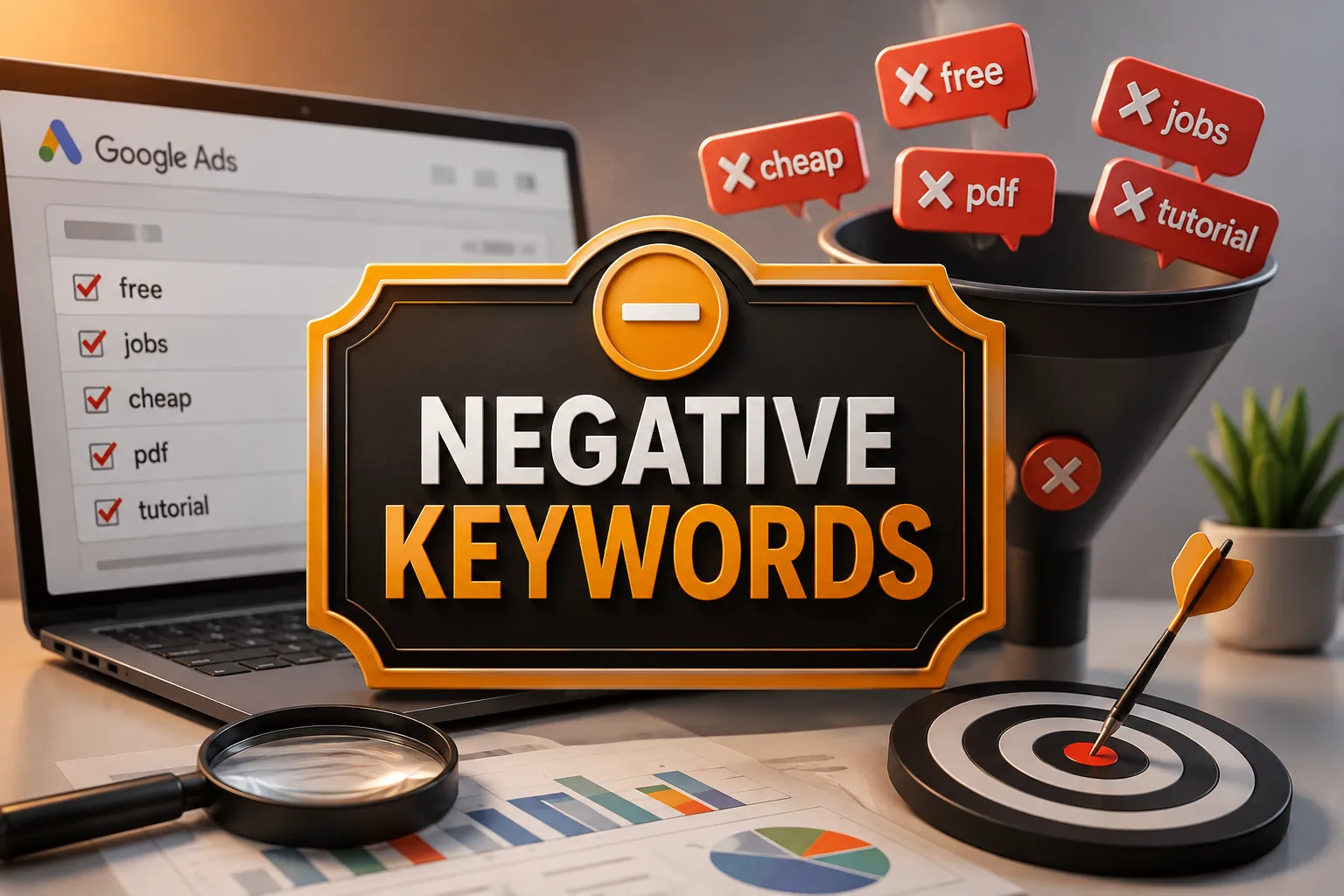 Image explaining What Are Negative Keywords.